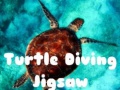 leikur Turtle Diving Jigsaw