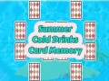 leikur Summer Cold Drinks Card Memory