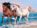 leikur Animals Jigsaw Puzzle Horses