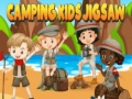leikur Camping kids jigsaw