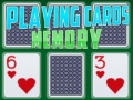 leikur Playing Cards Memory