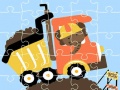 leikur Dumper Trucks Jigsaw