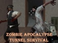 leikur Zombie Apocalypse Tunnel Survival