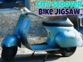 leikur City Scooter Bike Jigsaw