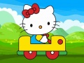 leikur Cute Kitty Car Jigsaw