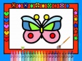leikur Color and Decorate Butterflies