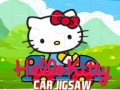leikur Hello Kitty Car Jigsaw