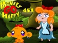 leikur Monkey Go Happy Stage 451