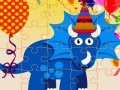 leikur Dino Party Jigsaw