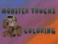 leikur Monster Trucks Coloring