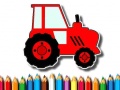 leikur Easy Kids Coloring Tractor