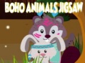 leikur Boho Animals Jigsaw