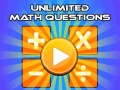 leikur Unlimited Math Questions