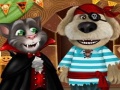 leikur Talking Tom And Angela Halloween Party