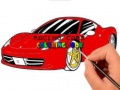leikur Racing Cars Coloring book