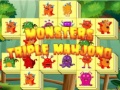 leikur Monsters Triple Mahjong