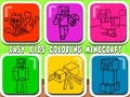 leikur Easy Kids Coloring Minecraft