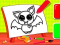 leikur Easy Kids Coloring Bat