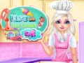 leikur Elsa With Ice Cream Car