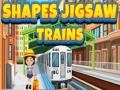 leikur Shapes jigsaw trains