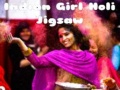 leikur Indian Girl Holi Jigsaw