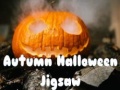 leikur Autumn Halloween Jigsaw