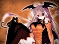 leikur Anime Halloween Jigsaw Puzzle
