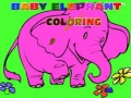 leikur Baby Elephant Coloring