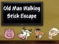 leikur Old Man Walking Stick Escape