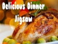 leikur Delicious Dinner Jigsaw