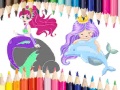 leikur Mermaid Coloring Book