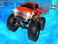 leikur Water Surfer Vertical Ramp Monster Truck