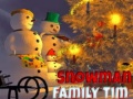 leikur Snowman Family Time