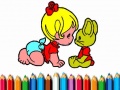 leikur BTS: Baby Girl Coloring