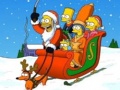 leikur Simpsons Christmas Jigsaw Puzzle