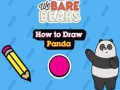 leikur We Bare Bears How to Draw Panda
