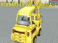 leikur Forklift Drive Simulator
