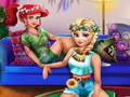 leikur Princess Movie Night