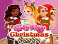 leikur Girls Play Christmas Party