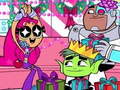 leikur Teen Titans Christmas Stars