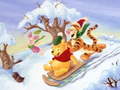 leikur Winnie the Pooh Christmas Jigsaw Puzzle 2