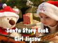 leikur Santa Story Book Girl Jigsaw