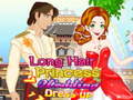 leikur Long Hair Princess Wedding Dress up