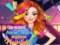 leikur Jessie New Year #Glam Hairstyles