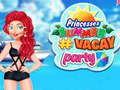 leikur Princesses Summer #Vacay Party