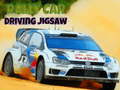 leikur Rally Car Driving Jigsaw