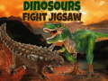 leikur Dinosaurs Fight Jigsaw