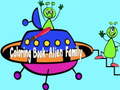 leikur Coloring Book: Alien Family