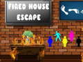 leikur Fired House Escape