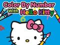 leikur Color By Number With Hello Kitty